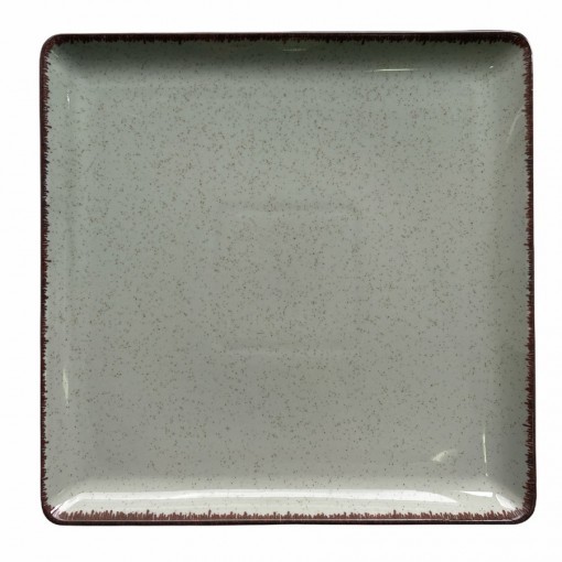 Тарелка квадратная 27*27см, мятный, Pearl, Kutahya, KUT - 306166