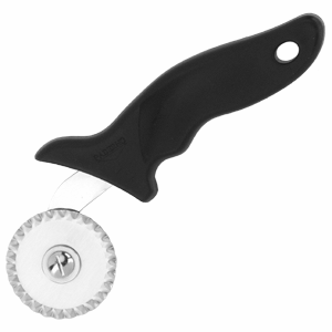 Нож ролик. д/теста фигурный;пластик,сталь нерж.;D=55,H=55мм;черный,металлич. COM- 4070922