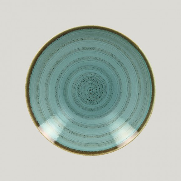 Глубокая тарелка RAK Porcelain Twirl Lagoon 3,6 л, 36*4 см, RIC - 81220500