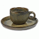 Пара кофейная «Серфис»;керамика;100мл;D=64/134мм;сизый COM- 03130465