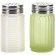 Набор соль/перец;стекло;D=4,H=7см;зелен.,белый COM- 03173607