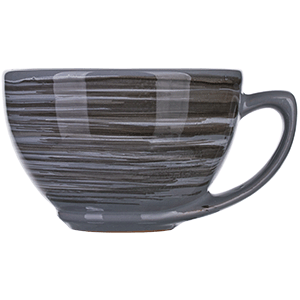 Чашка чайная «Пинки»;керамика;250мл;,H=65мм;серый COM- 3141456