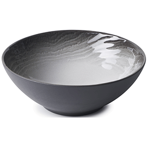 Салатник «Свелл»;керамика;D=150,H=56мм;черный,белый COM- 3032901