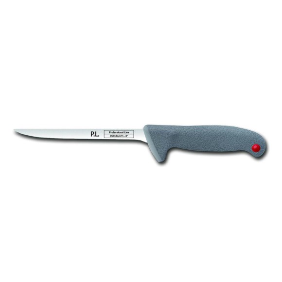 Нож филейный 15 см с цветными кнопками PRO-Line серая ручка , RIC - 81240296