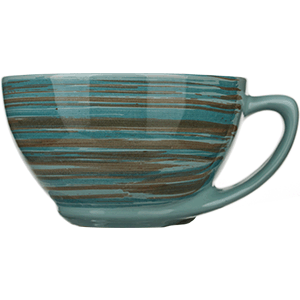 Чашка чайная «Скандинавия»;керамика;250мл;D=110,H=65мм;голуб.,коричнев. COM- 3141454