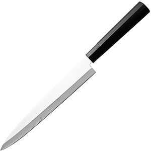 Нож кухонный д/сашими;сталь нерж.,дерево;,L=375/240,B=32мм;металлич.,черный COM- 4072462
