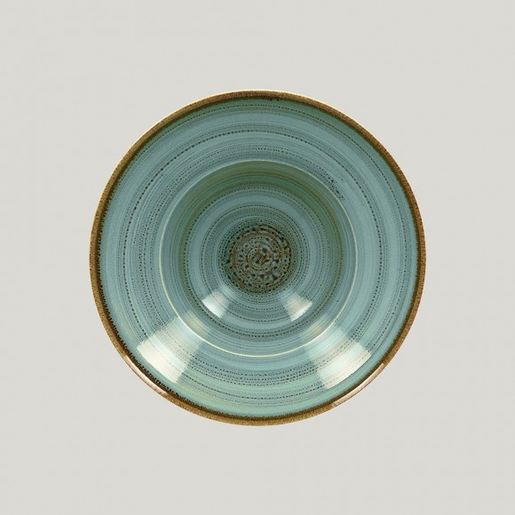Глубокая тарелка RAK Porcelain Twirl Lagoon 480 мл, 26*9 см, RIC - 81220470
