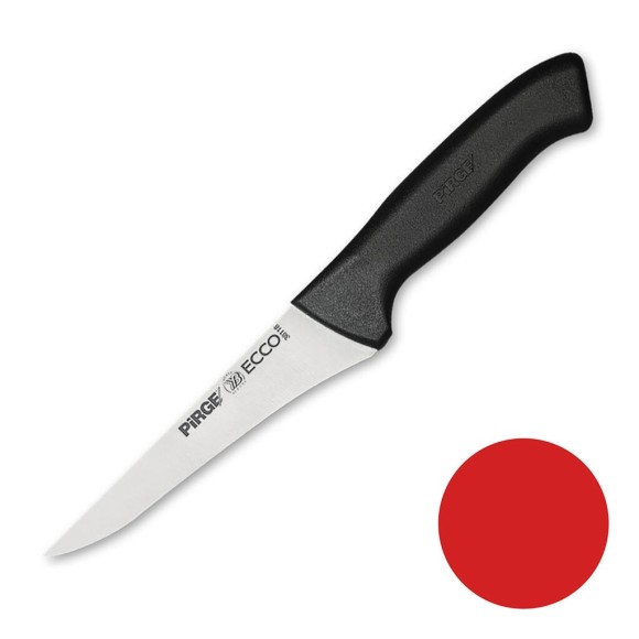 Нож для чистки овощей 14,5 см,красная ручка Pirge, RIC - 81240314