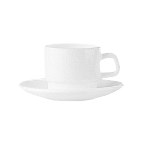 Чашка кофейная «Ресторан»;стекло;130мл;D=70,H=55,L=87мм;белый COM- 3130212