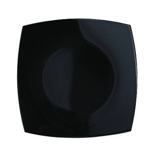Тарелка «Квадрато» мелкая;стекло;,L=19,B=19см;черный COM- 3010808