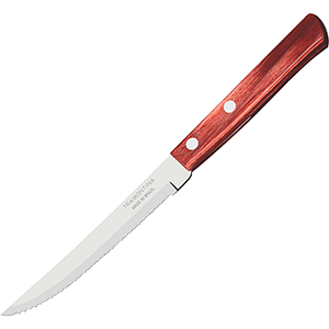 Нож д/стейка с дерев.ручкой;сталь нерж.,дерево;,L=228/115,B=7мм COM- 3114102