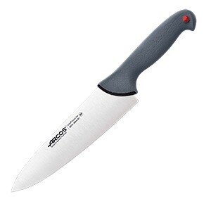 Нож поварской «Колор проф»;сталь нерж.,полипроп.;,L=33/20см;серый COM- 4072490