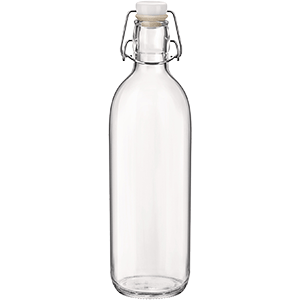 бутылка bormioli rocco «эмилия»;стекло,пластик;1л;d=85,h=290мм, qg666217mba121990