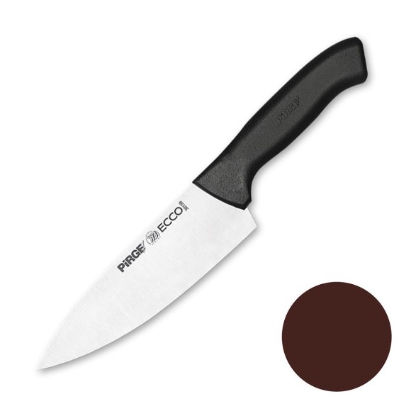 Нож поварской 16 см,коричневая ручка Pirge, RIC - 81240322