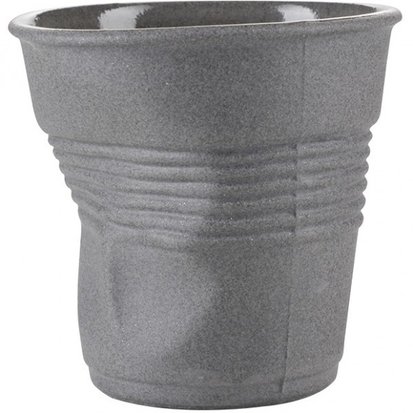 Чашка кофейная «Ресиклэй»;фарфор;80мл;D=63,H=60мм;матовый,серый COM- 3130684
