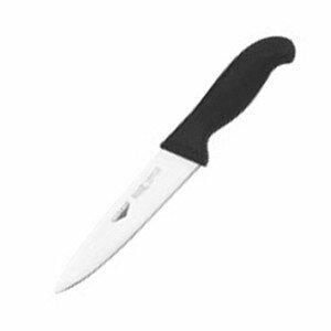 Нож кухонный универсальный;сталь нерж.,полипроп.;,L=29/16,B=3см;черный,металлич. COM- 4071207