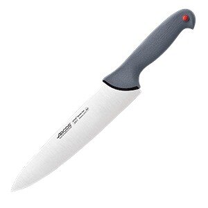 Нож поварской «Колор проф»;сталь нерж.,полипроп.;,L=39/25см;серый COM- 4072491