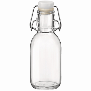 бутылка bormioli rocco «эмилия»;стекло,пластик;250мл;d=69,h=160мм, qg6,66215