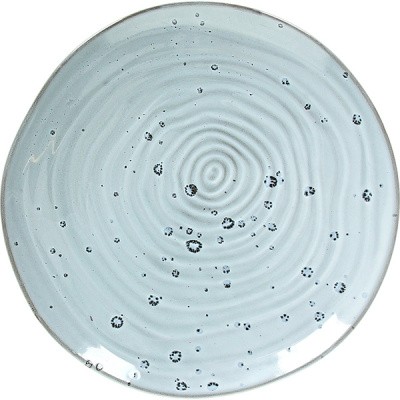 Тарелка для десерта «Вулкания Вэйвс»;фарфор;D=21см;серый COM- 03013378