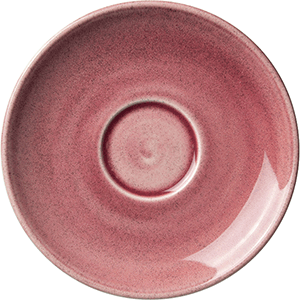 Блюдце «Везувиус Роуз Кварц»;фарфор;D=15,25см;розов. COM- 3024708