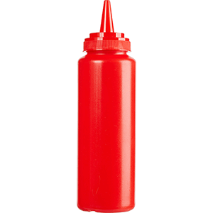 Емкость для соусов;пластик;230мл;D=50,H=175мм;красный COM- 4141479