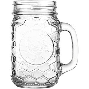 Кружка для пива «Банка»;стекло;420мл;D=64,H=130,L=104мм;прозр. COM- 1100669