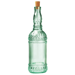 бутылка bormioli rocco «эссизи» для вина с пробкой;стекло,дерево;0,72л;d=80,h=315,l=80мм;прозр., qg633349m02321990