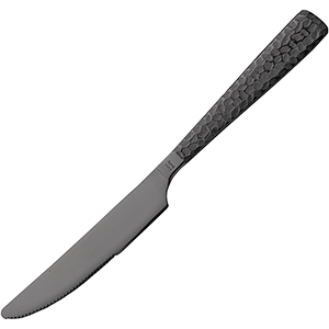 Нож столовый кованный «Палас Мартелато»;сталь нерж.;,L=218/105,B=19мм;черный COM- 3113240