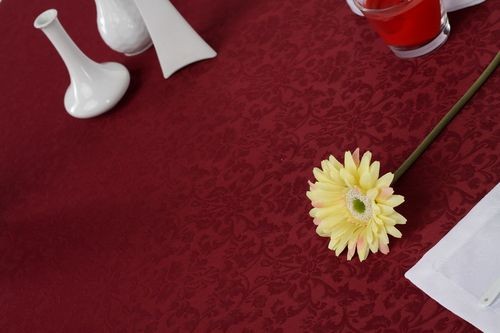 Набор салфеток, 43*43 см. бордо мелкий цветок /3/ - Под заказ, (3 ШТ в упаковке), MAG - 37187