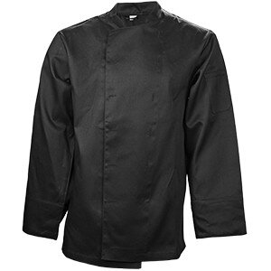 Куртка двубортная  42-44разм.;твил;черный COM- 04143189
