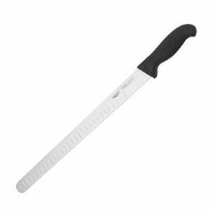 Нож для тонкой нарезки;сталь нерж.,пластик;,L=49/36,B=3см;черный,металлич. COM- 4070220