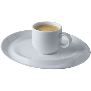 Чашка кофейная «Нами»;фарфор;100мл;белый COM- 03130721