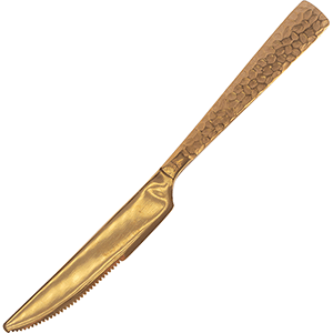 Нож столовый кованный «Палас Мартелато»;сталь нерж.;золотой COM- 3113241