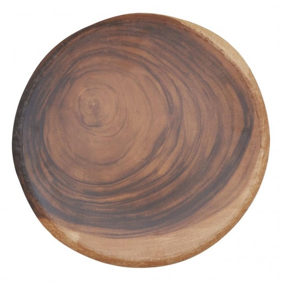 Блюдо 40*3,8 см круглое African Wood пластик меламин , RIC - 81290173