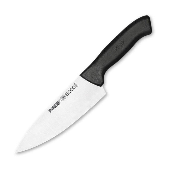 Нож поварской 16 см,черная ручка Pirge, RIC - 81240317