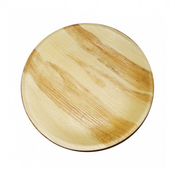 Тарелка круглая из пальмовых листьев 25*2,5 см, 25 шт, Garcia de PouИспания, RIC - 81211548