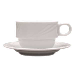 Чашка чайная «Аркадия»;фарфор;180мл;D=75,H=65,B=110мм;белый COM- 3140381