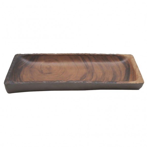 Блюдо 41*18*4 см прямоуг. African Wood пластик меламин , RIC - 81290174
