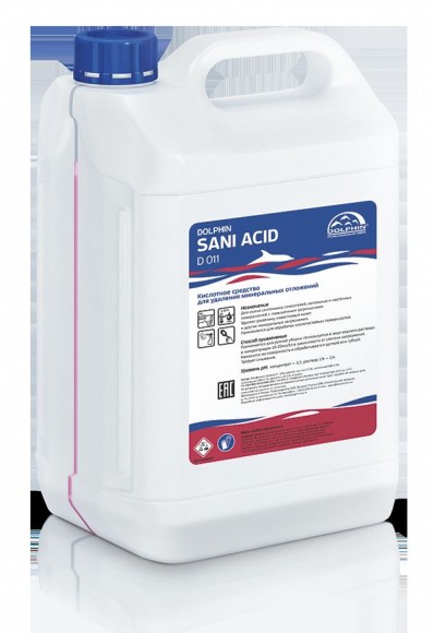 Средство моющее для сантехники и туалетов 10 л. Dolphin Sani Acid /1/ Под заказ, MAG - 50451