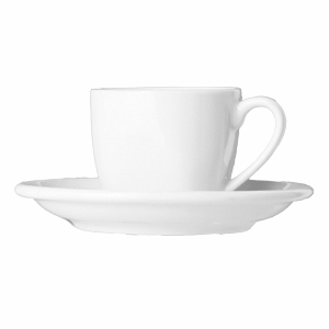 Чашка кофейная «Алберго»;фарфор;80мл;D=65,L=80мм;белый COM- 3130352