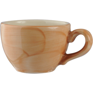 Чашка кофейная «Паприка»;фарфор;85мл;D=65,H=50,L=85мм;оранжев.,бежев. COM- 3130376