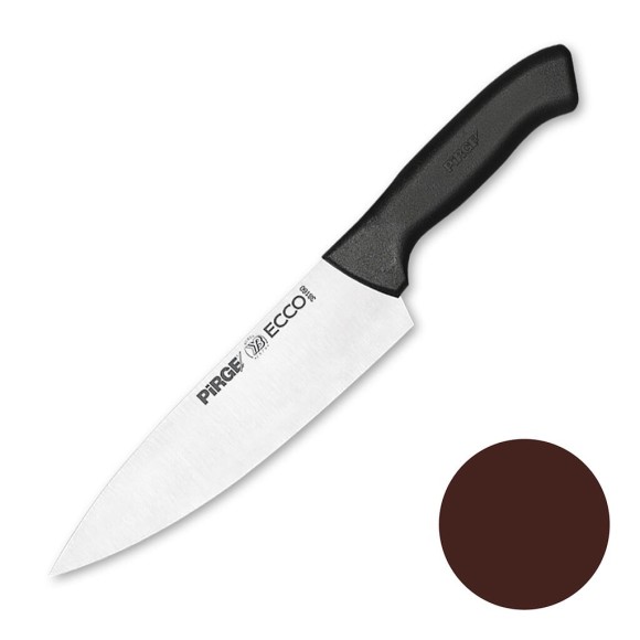 Нож поварской 19 см,коричневая ручка Pirge, RIC - 81240324