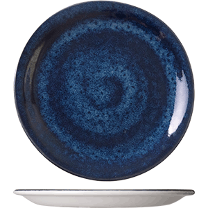 Тарелка «Везувиус Ляпис» мелкая;фарфор;D=20,2см;синий COM- 3010681