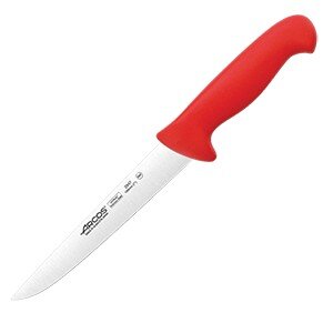 Нож для мяса «2900»;сталь нерж.,полипроп.;,L=18см;красный,металлич. COM- 4072023