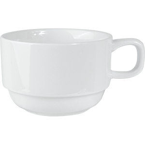 Чашка чайная «Кунстверк»;фарфор;195мл;D=85,H=55,L=110мм;белый COM- 3140488