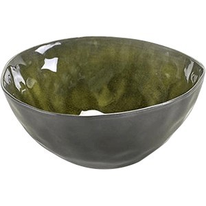 Салатник «Пьюр»;керамика;0,7л;D=160,H=68мм;зелен. COM- 3031612