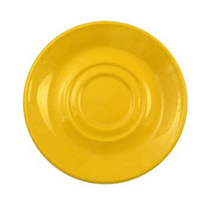 Блюдце «Карнавал Санфлауэр»;фарфор;D=145,H=16мм;желт. COM- 09101748
