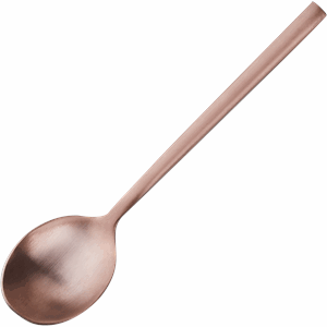 Ложка чайная «Саппоро бэйсик»;сталь нерж.;,L=13,9см;роз. золото,матовый COM- 3113627