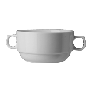 Чашка бульонная «Прага»;фарфор;330мл;D=10,H=6,L=14,B=10см;белый COM- 3120304