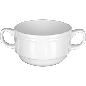 Чашка бульонная «Торино вайт»;фарфор;300мл;белый COM- 3120603